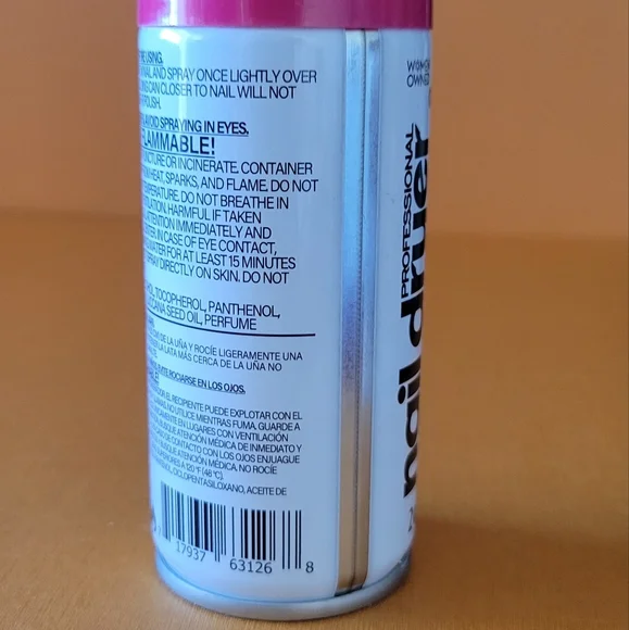 Onyx Professional Spray on Nail Dry w/Island Coconut Scent 2oz - Picture 5 of 6